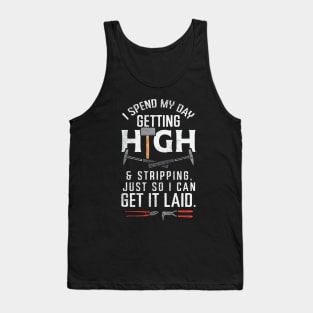 Funny Roofer Quote Tank Top